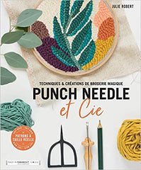 livre punch needle kit graine creative rico dmc design