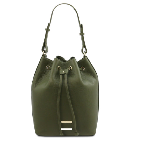 Italian Leather Bucket Bag at L'Atelier Global