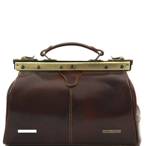 Monalisa Doctor Gladstone Leather Bag