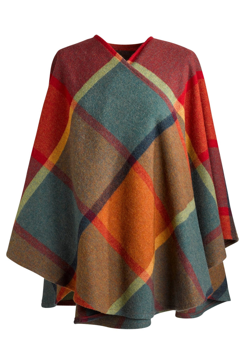 Autumn Splendor Lambswool Ruana Wrap – L'Atelier Global