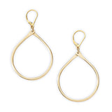 Gold Oval Hoop Statement Earrings - L'Atelier Global
