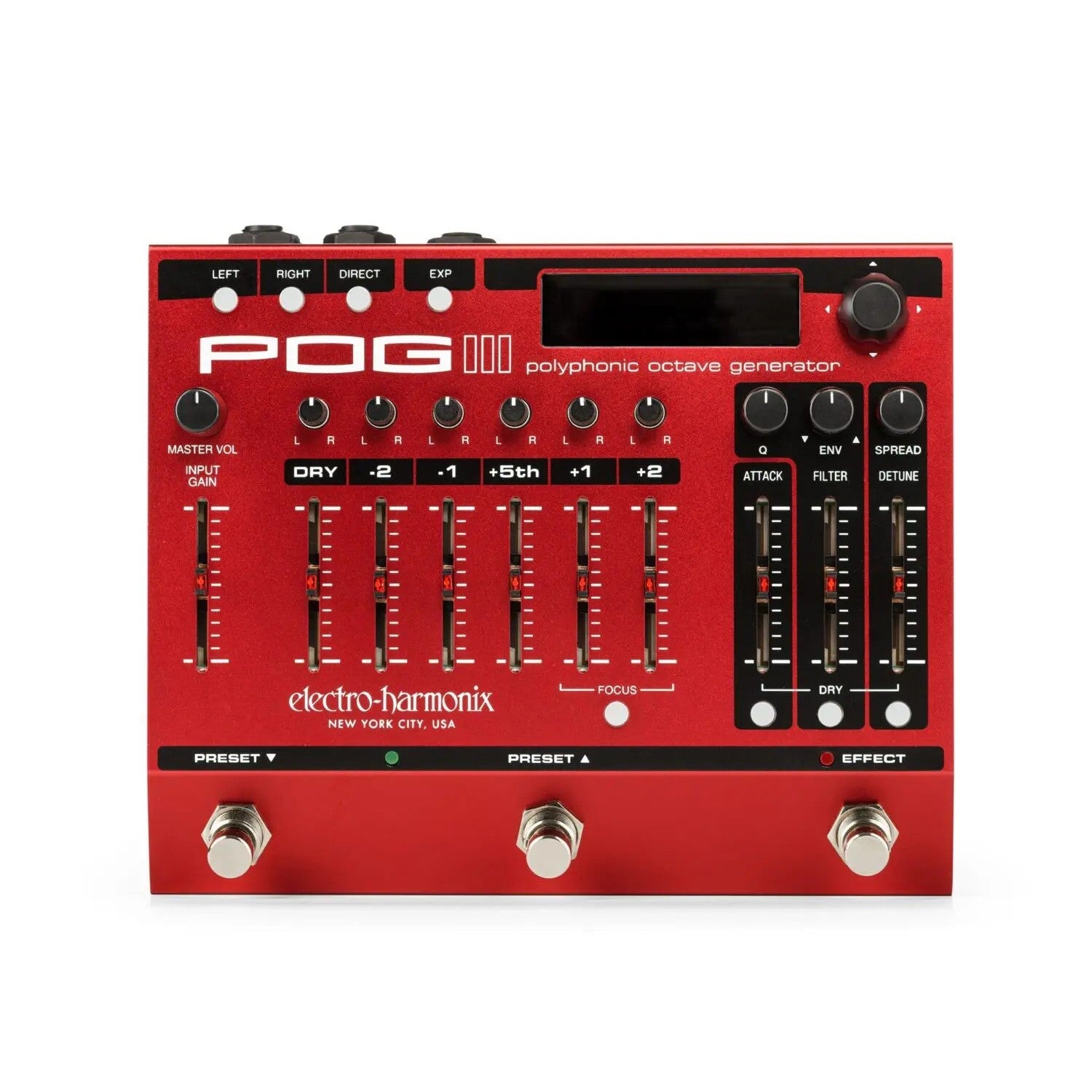 Electro-Harmonix POG3 Polyphonic Octave Generator Effects Pedal
