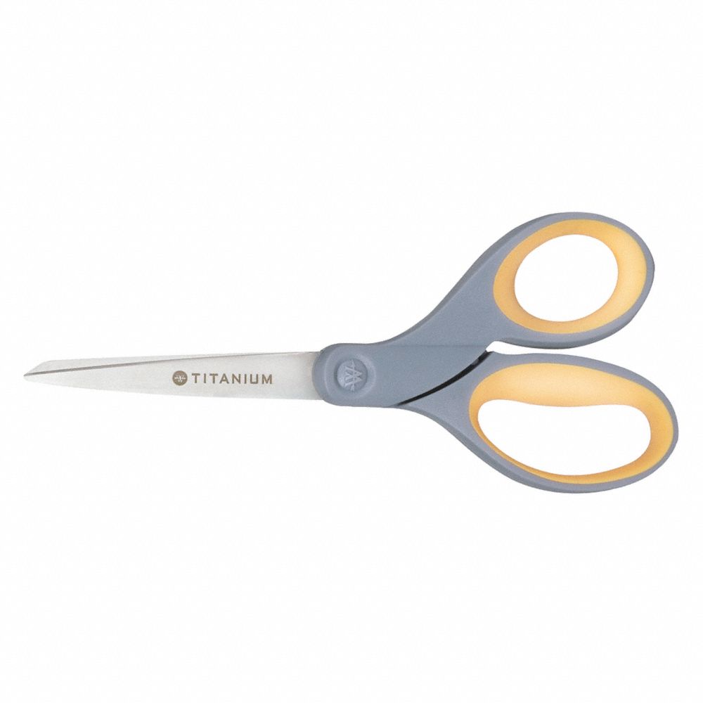 SKILCRAFT Heavy Duty Paper Shears 9 Pointed Black AbilityOne 5110