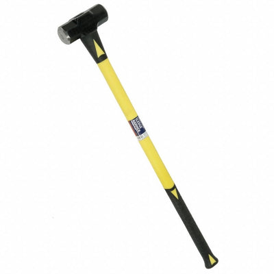 AbilityOne 9006098 5120009006098 Sledge Hammer, Steel Head, Fiberglass  Handle, Cushioned Grip, 34, 12 lbs, EA