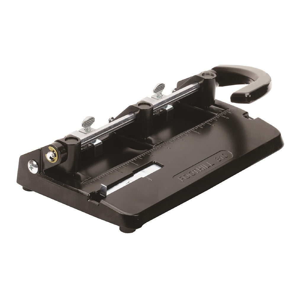 Heavy-Duty 3-Hole Punch, 13/32 Holes, Gray (AbilityOne 7520-00-263-3425)