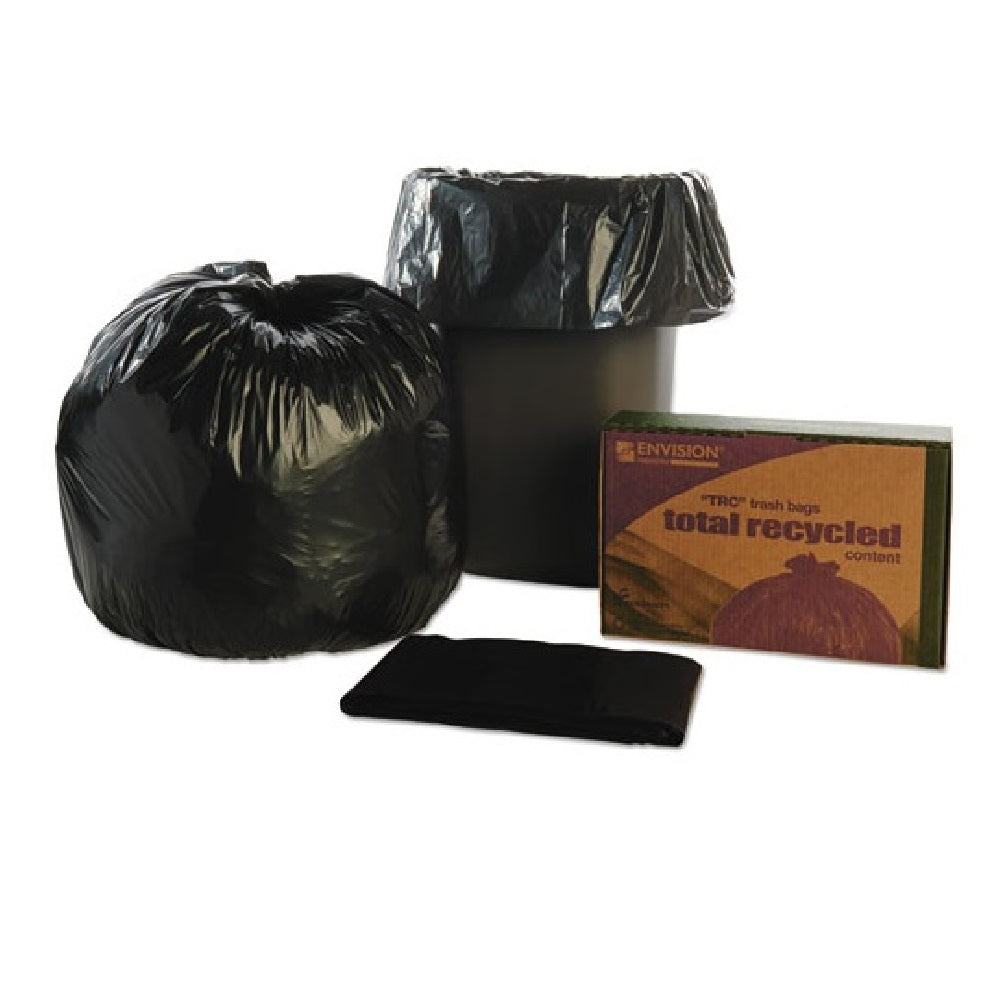 8105013862290, SKILCRAFT Recycled Content Trash Can Liners, 30 gal, 1.3  mil, 30 x 39, Black/Brown, 100/Carton - Reliable Paper