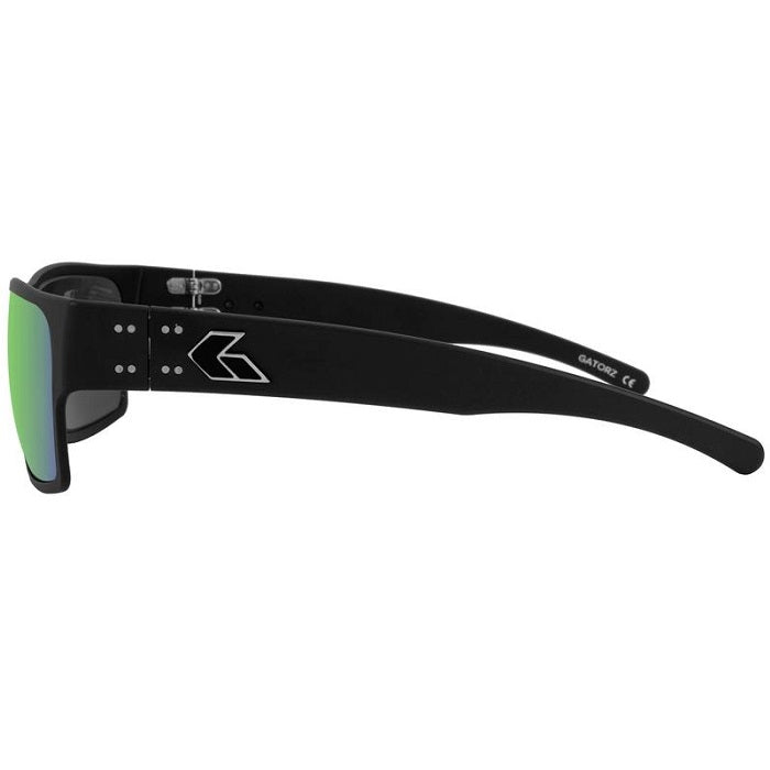 GATORZ DELTA MATTE BLACK - SUNBURST MIRROR POLARIZED – Arocep