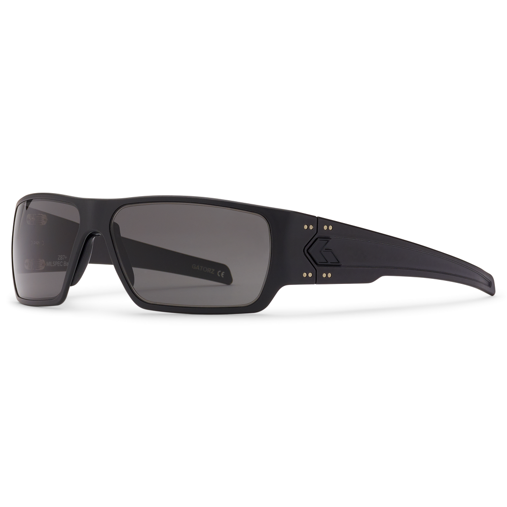 Gatorz Eyewear Delta MILSPEC BALLISTIC Sunglasses - Blackout Frame With Inferno Photochromic Antifog Lens