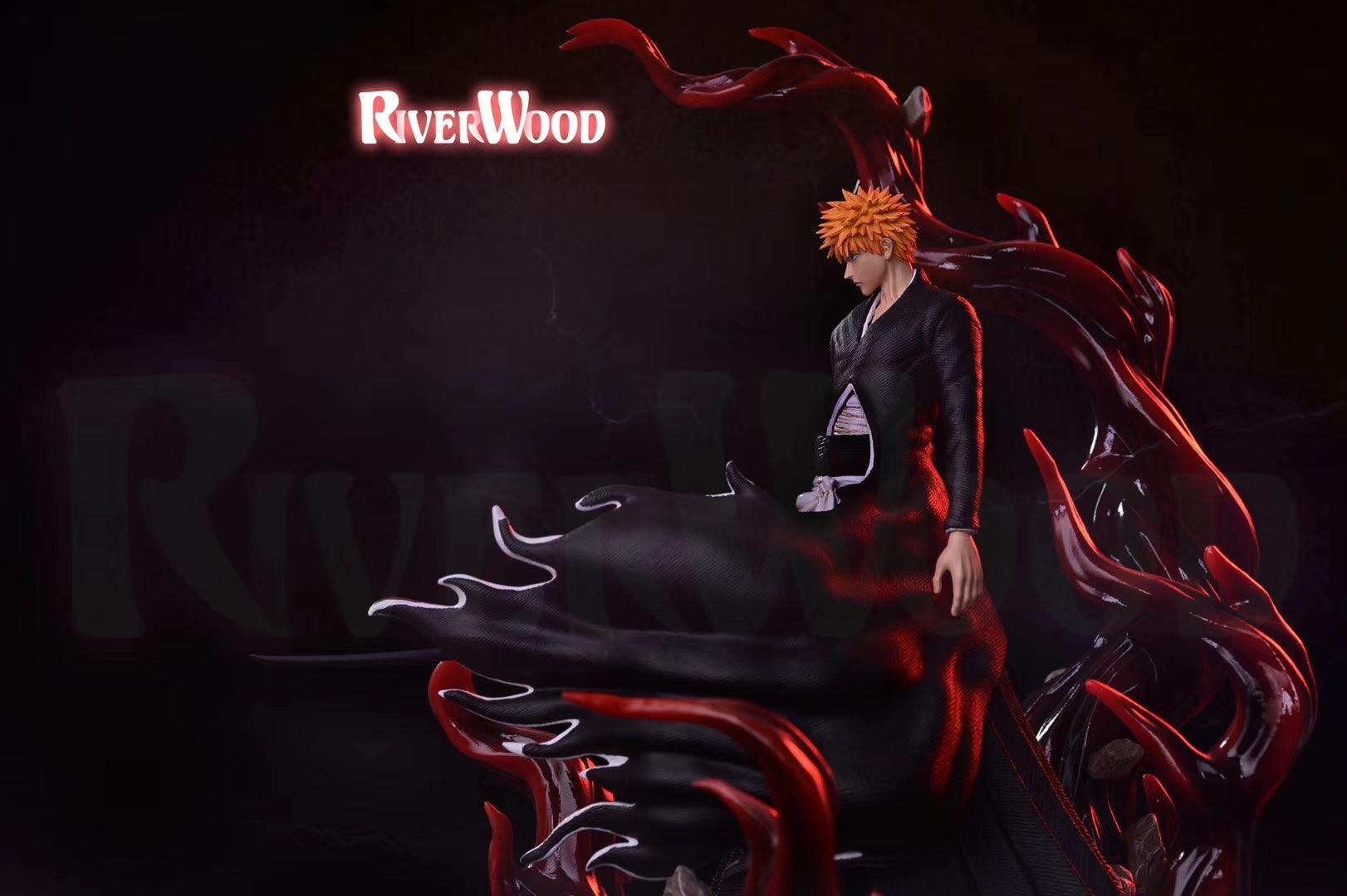 Bankai 卍解 Kurosaki Ichigo Bleach Resin Statue Riverwood Studios Favorgk