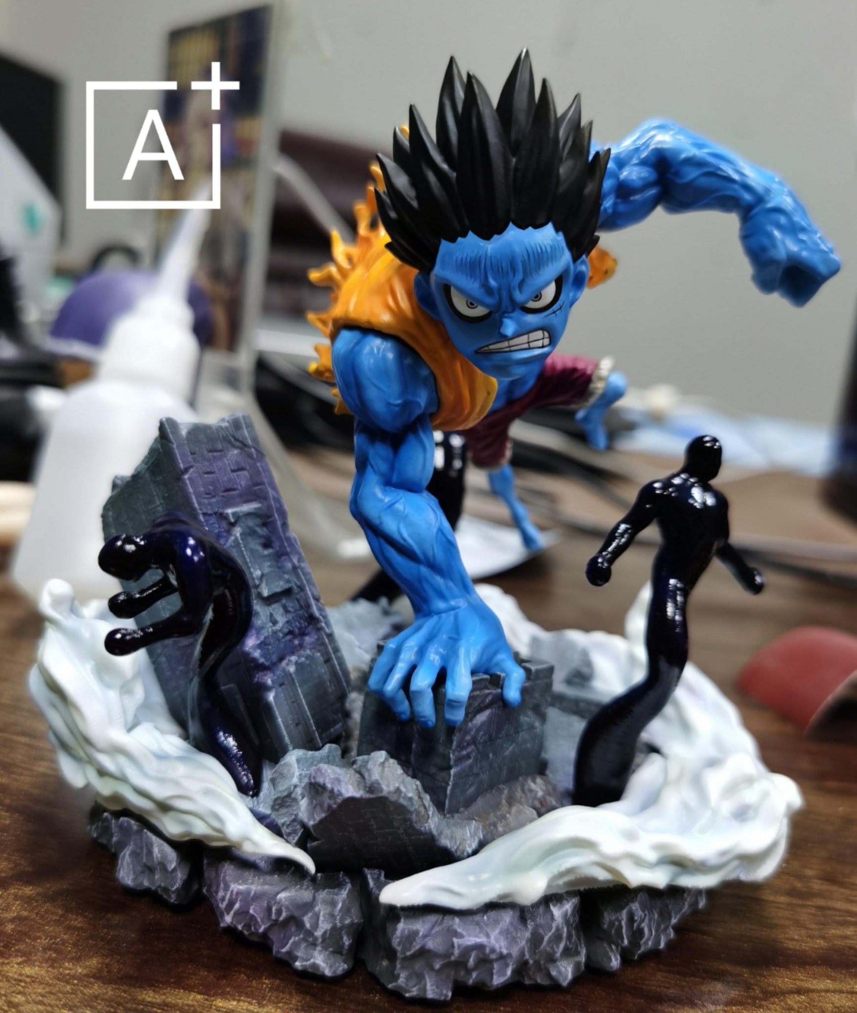 nightmare luffy statue