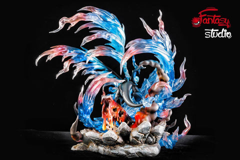 Mega Charizard X - Pokemon Resin Statue - Fantasy Studios [In