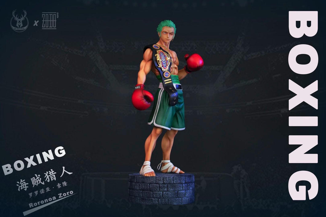 Boxing Roronoa Zoro One Piece Resin Statue Mr Deer Studios Pre Or Favorgk