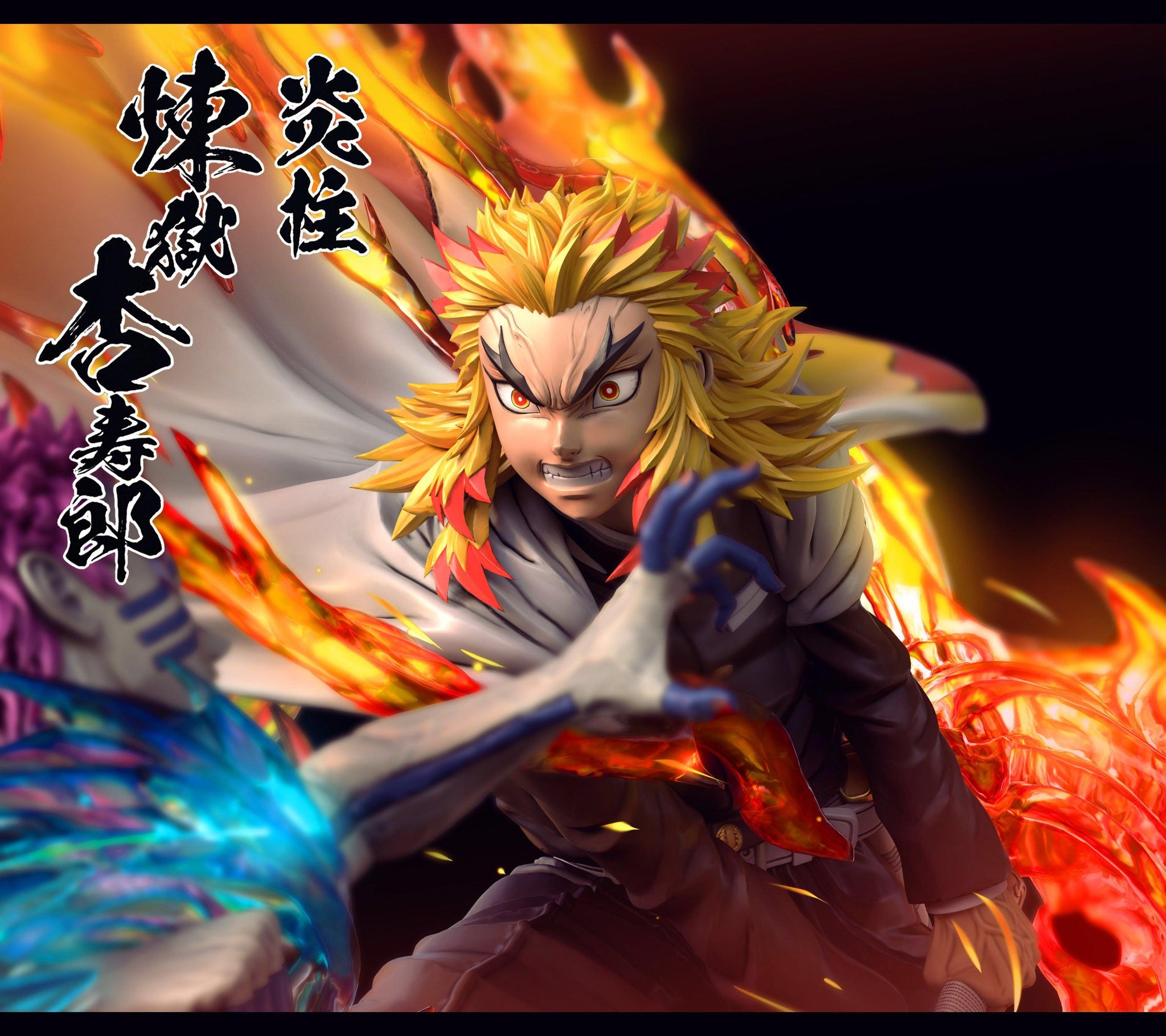 Rengoku Kyoujurou Vs Akaza With Led Demon Slayer Kimetsu No Yaiba S Favorgk