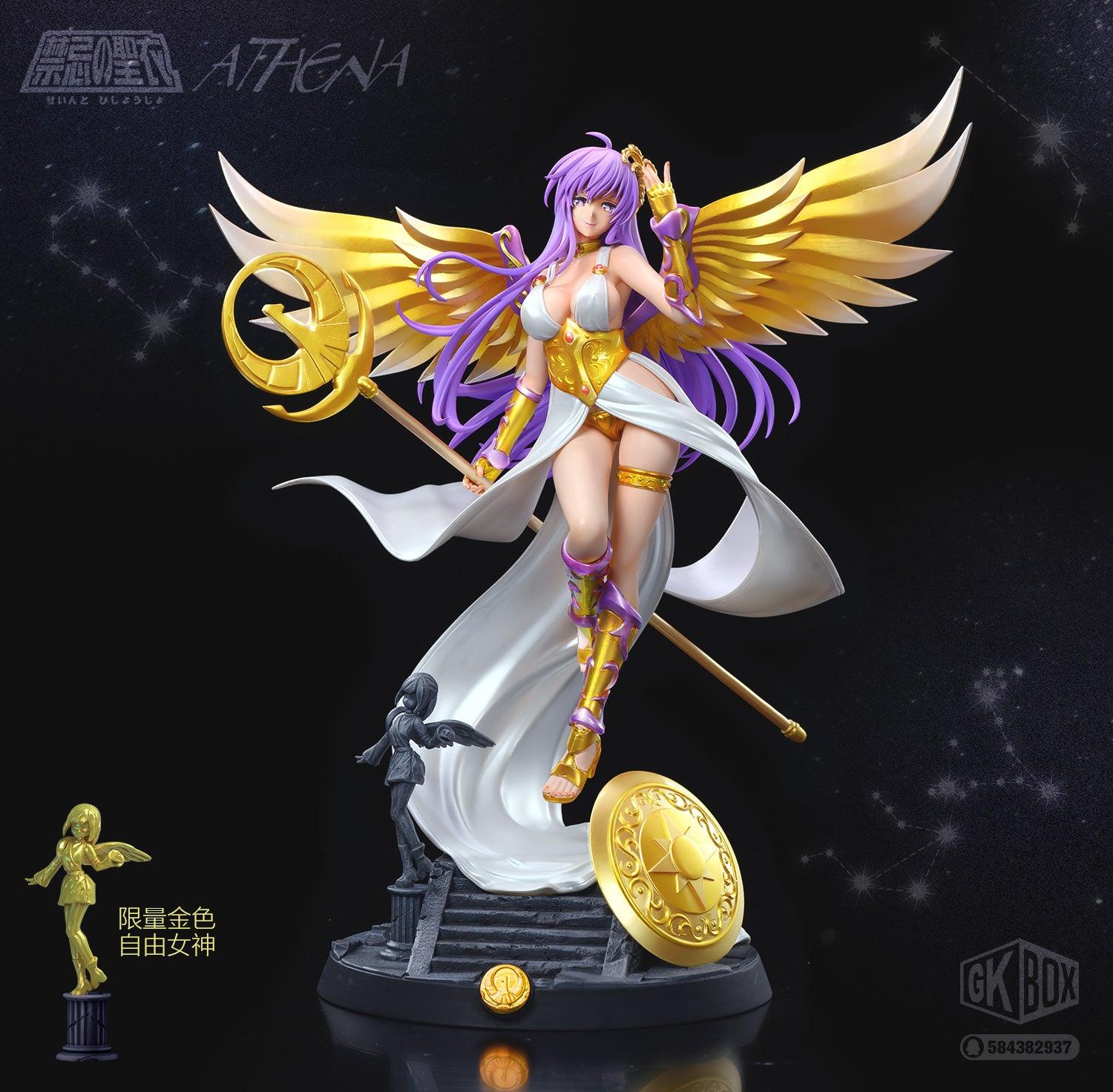 Athena Saint Seiya Resin Statue Gk Box Studios Pre Order Favorgk