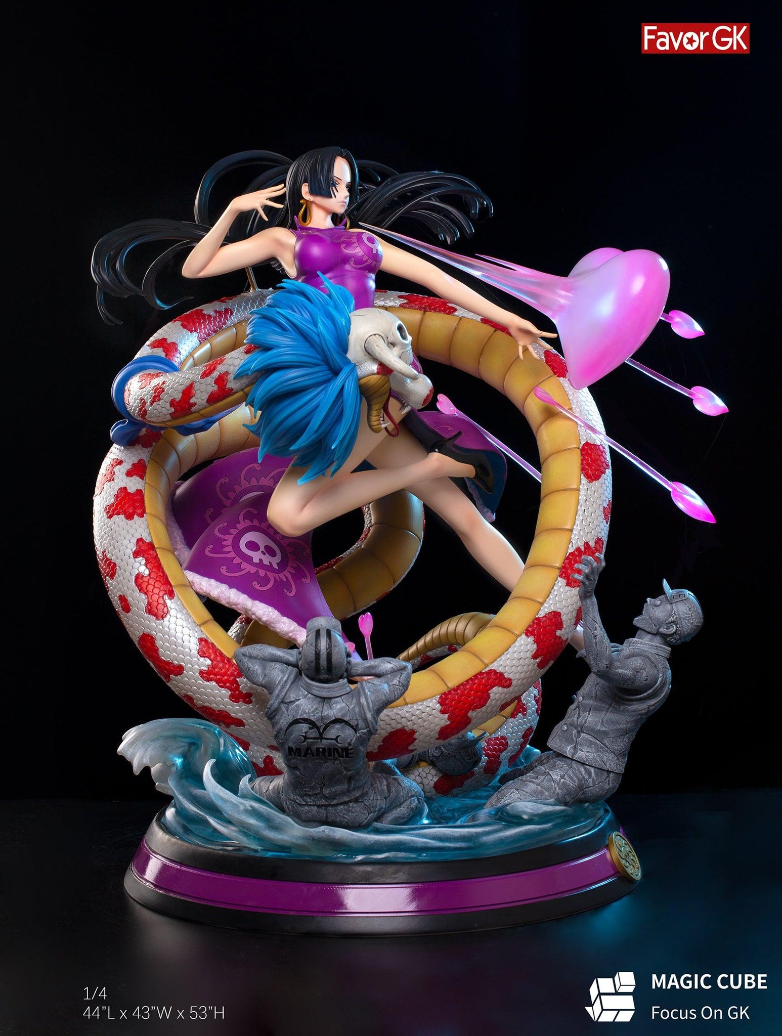 1 4 Scale Boa Hancock Private One Piece Resin Statue Magic Cube Favorgk