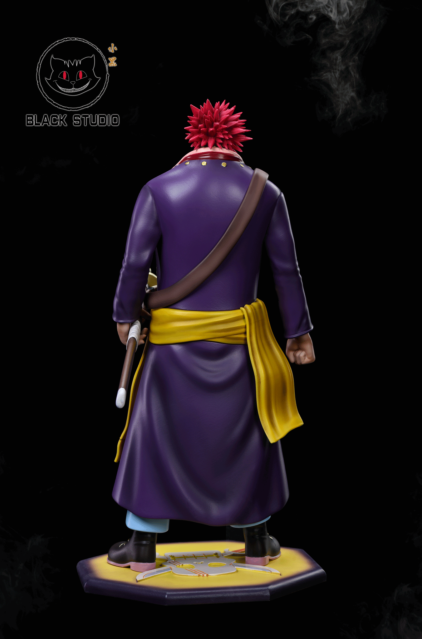 Red Hair Pirates Yasopp Rockstar One Piece Resin Statue Black St Favorgk