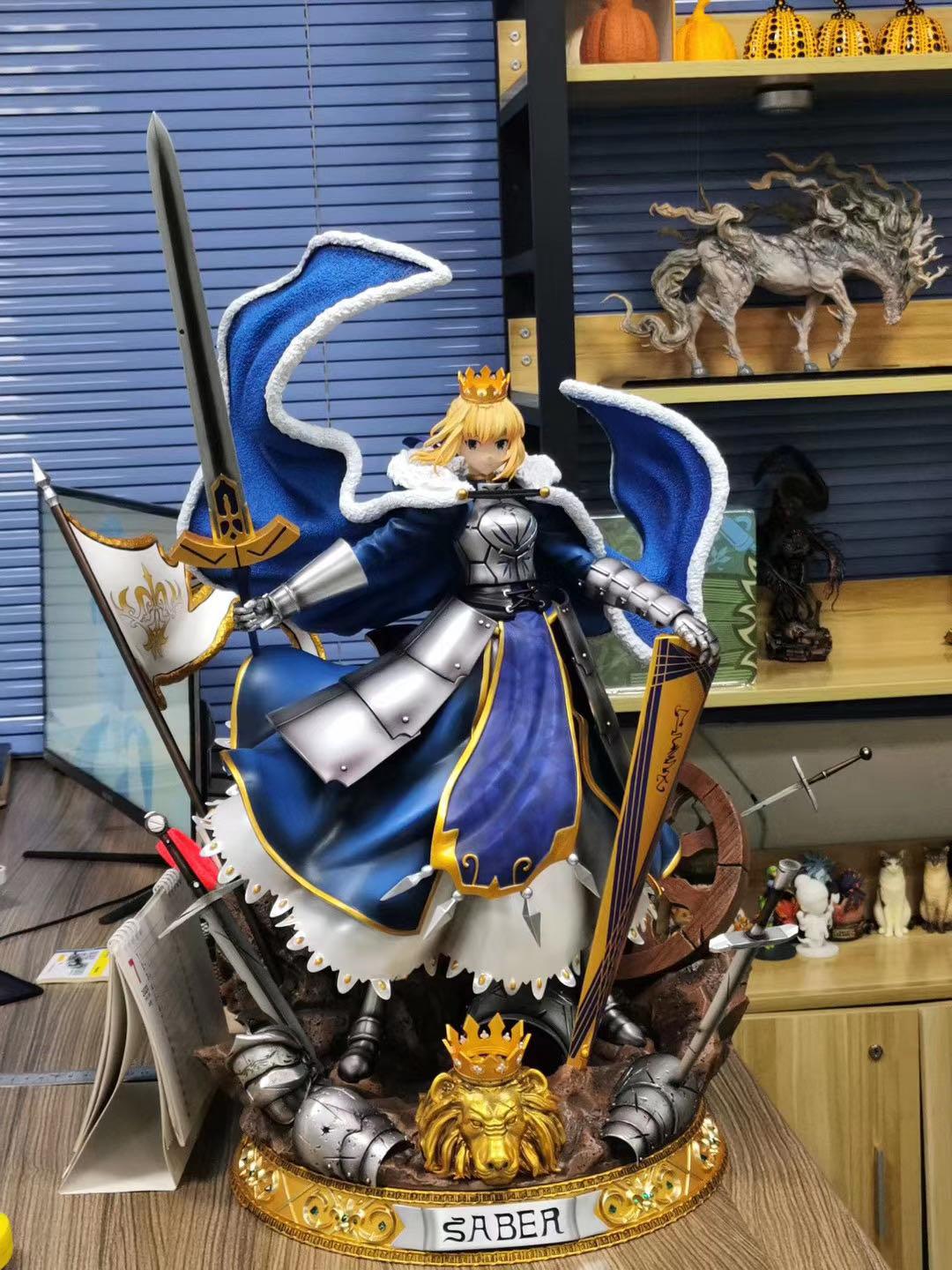 1 4 1 7 Scale Altria Pendragon Saber Fate Zero Resin Statue Fire Favorgk