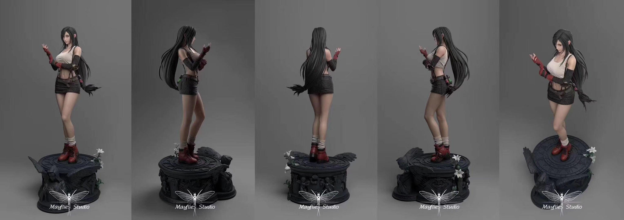 final fantasy 7 statue