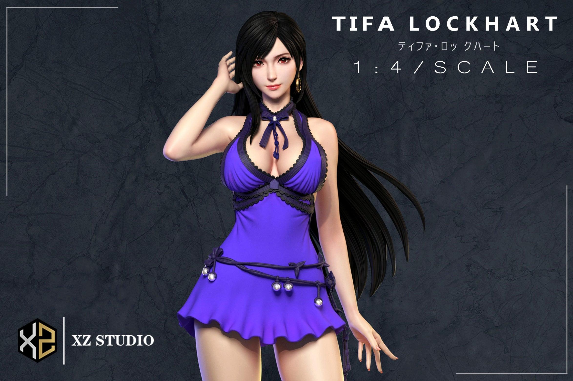 1 4 scale purple dress tifa lockheart ff7 final fantasy vii resin favorgk 1 4 scale purple dress tifa lockheart ff7 final fantasy vii resin statue xz studios pre order