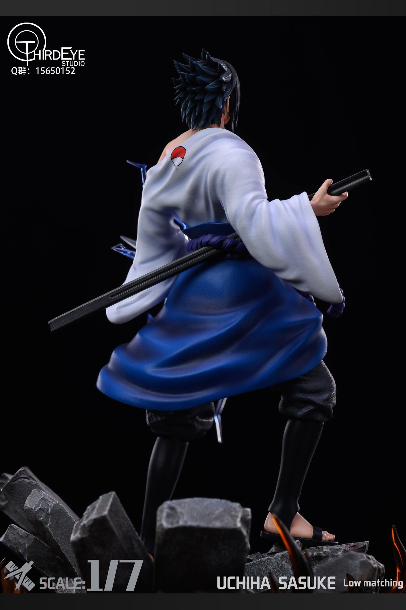 1 7 Scale Raiton キリン Uchiha Sasuke Naruto Resin Statue Thirdeye St Favorgk