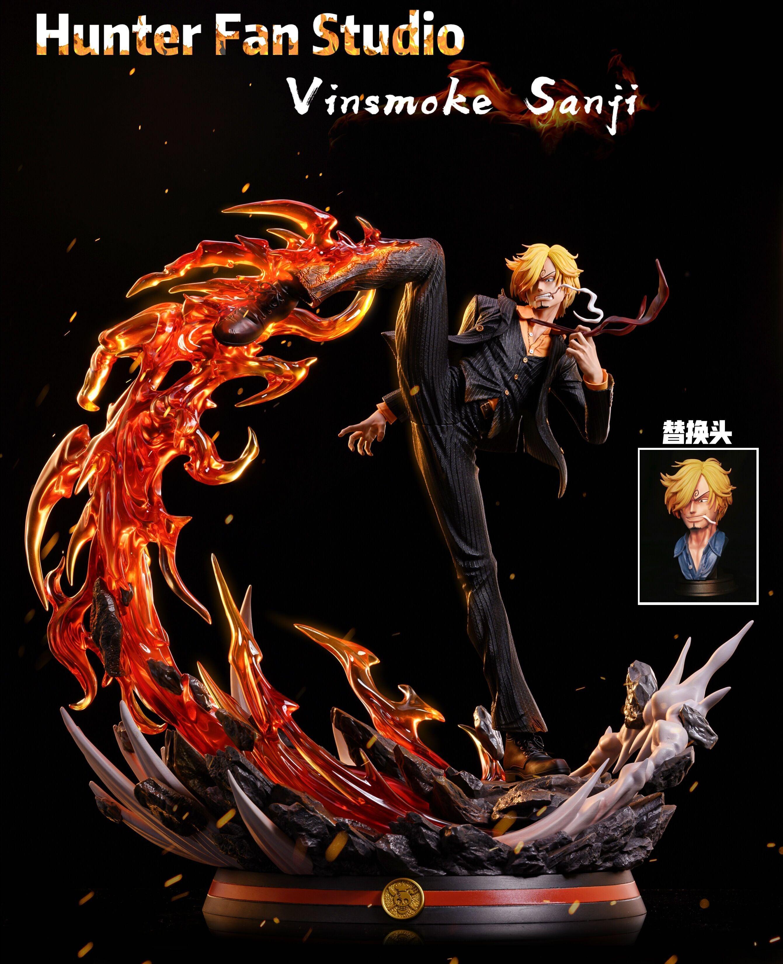 1 4 1 6 Scale Vinsmoke Sanji One Piece Resin Statue Hunter Fan S Favorgk