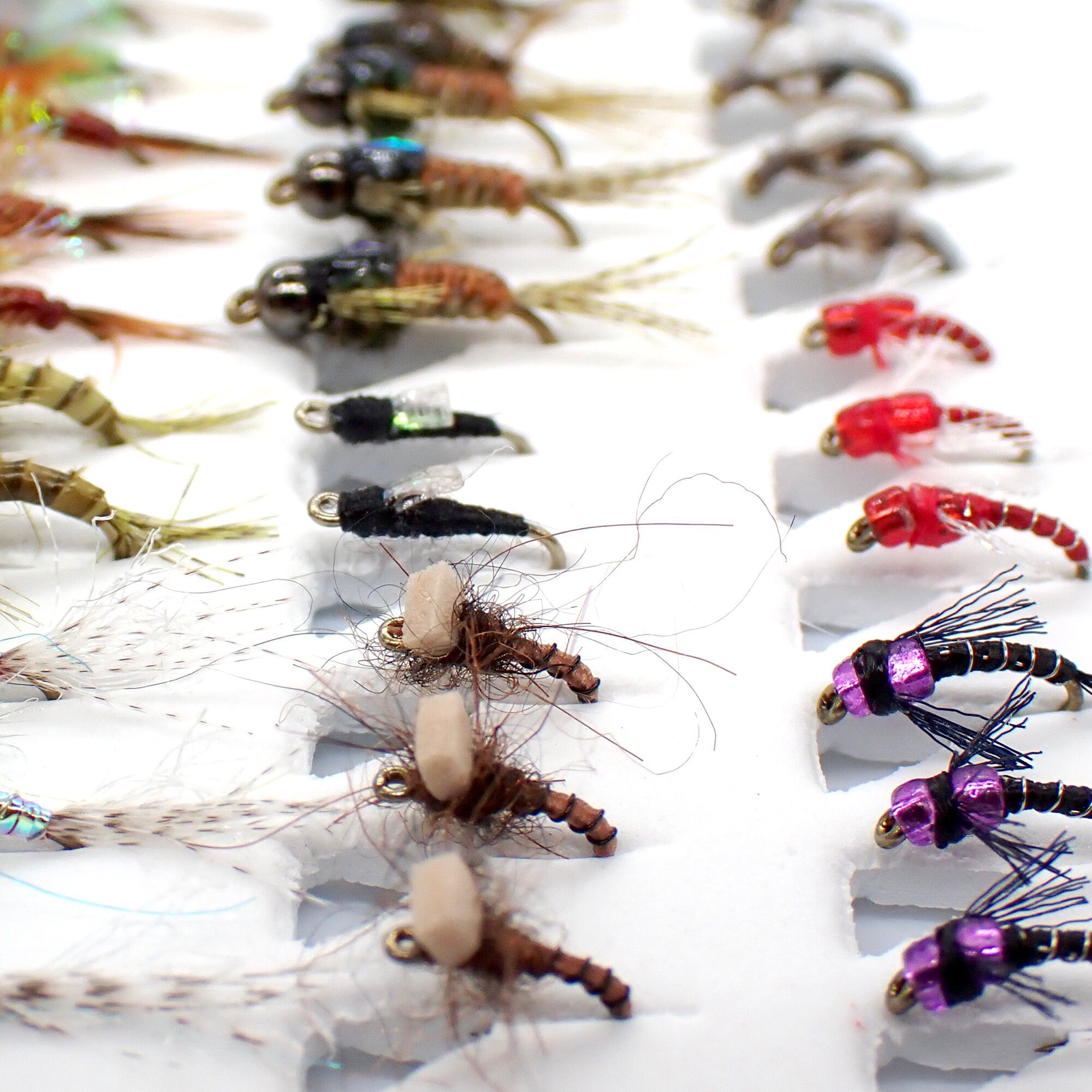 KTGCOZS Pack of 80 Realistic Fly Tying Wings Pre  