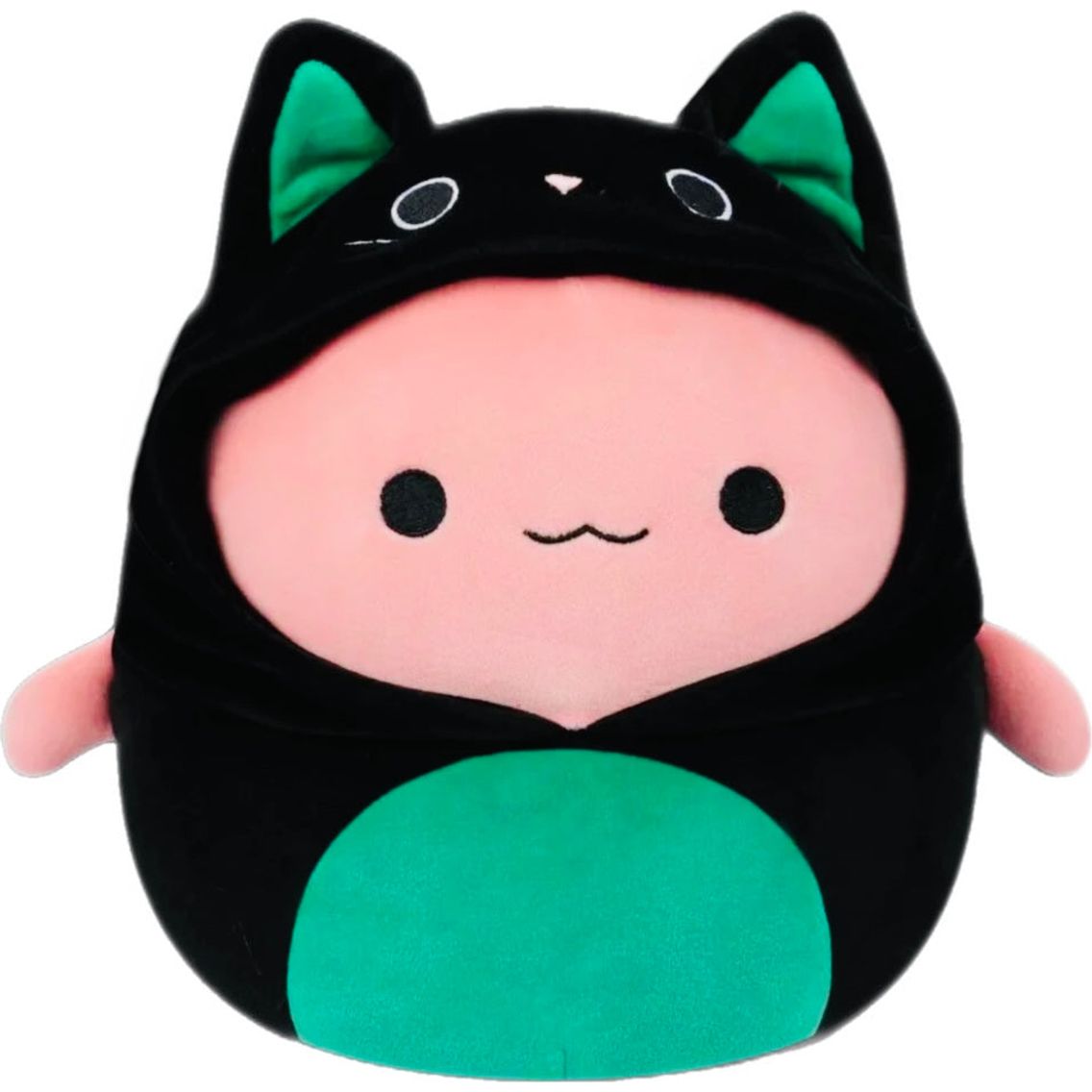 Squishmallow 8 Inch Archie the Axolotl in Cat Costume Halloween Plush Toy