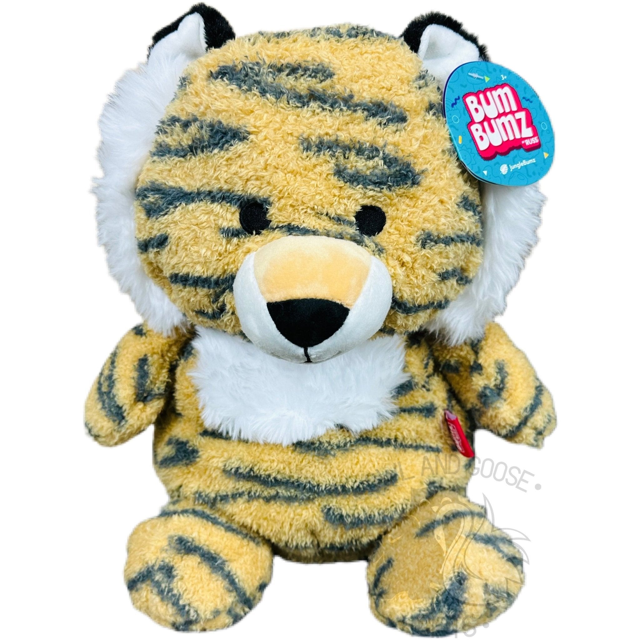 Bumbumz 12 Inch Trent the Tiger Jungle Bumz Plush Toy