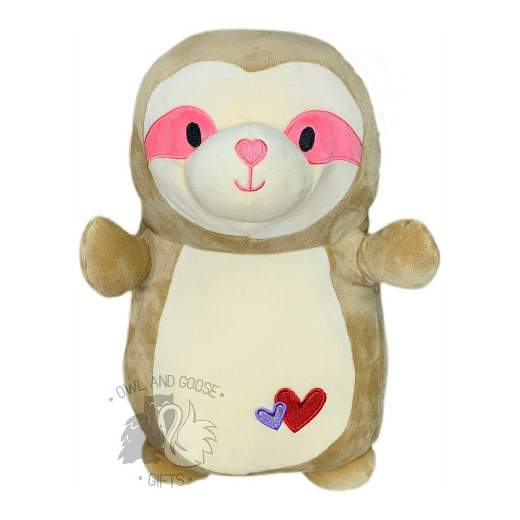 valentine sloth plush