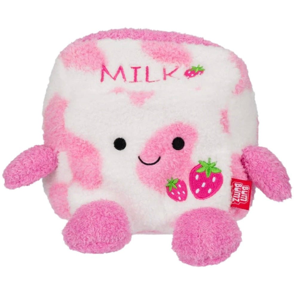 Bumbumz 7.5 Inch Sunday the Strawberry Milk Breakfast Bumz Plush Toy