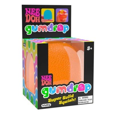 Nee Doh GumDrop 2.5 Inch Squish Ball Fidget Toy