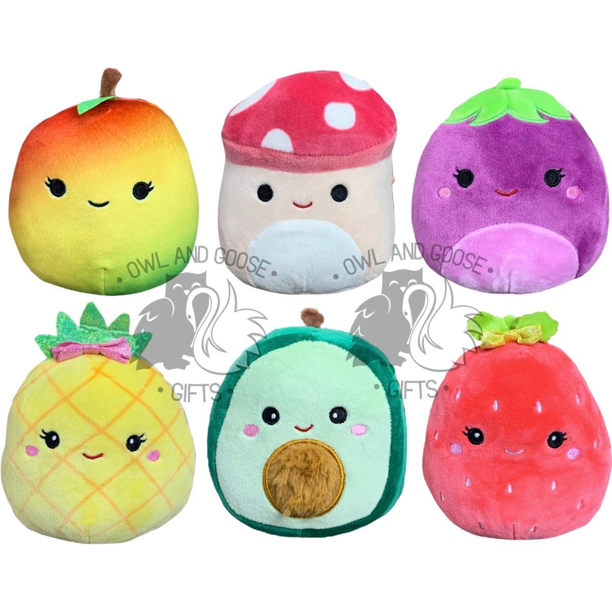 squishmallow fruit set