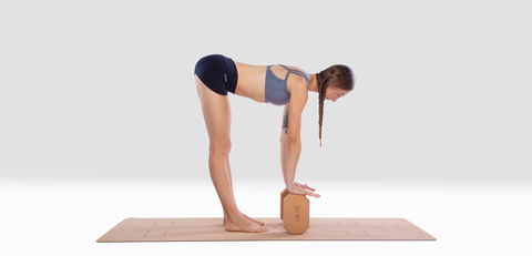 Natural Fitness Cork Yoga Block to Further Increase Flexibility and  Steadies Your Poses for Optimum Alignment 