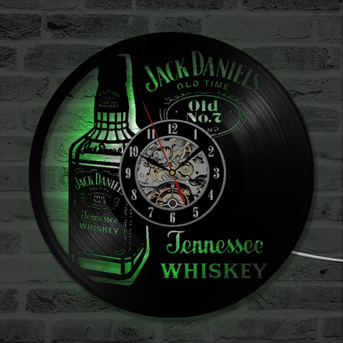 Vintage Jack Daniels LED Wall Clock