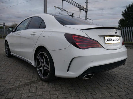 Mercedes C Class W204 Spoiler: Gloss Black AMG Style – Carbon Accents