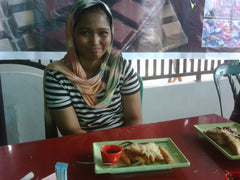 Ani at her cafe in 2013