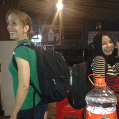 Ayu & Kim's BIG Backpacks