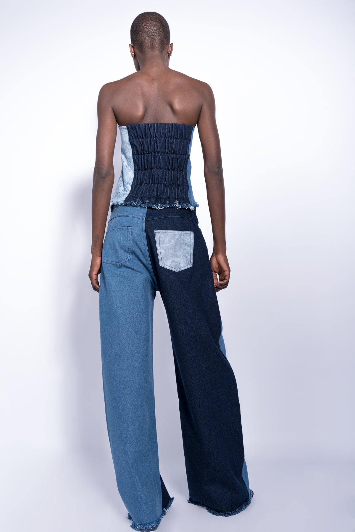 PATCHWORK DENIM BOYFRIEND TROUSERS – MARQUES ' ALMEIDA