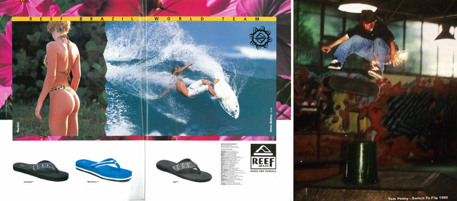 90s Reef Advert & Tom Penny flipping
