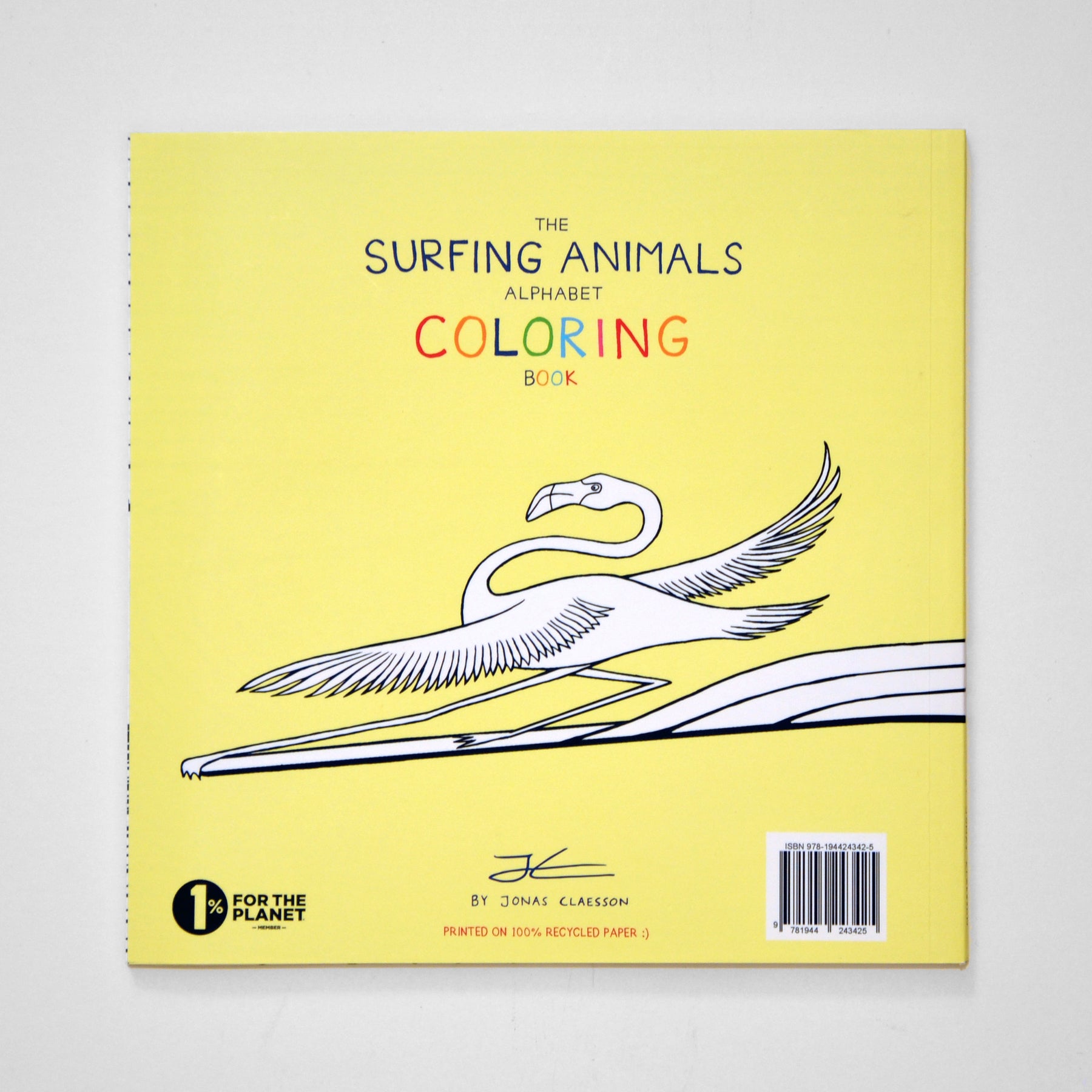 Download The Surfing Animals Alphabet Colouring Book By Jonas Claesson The Golden Rays