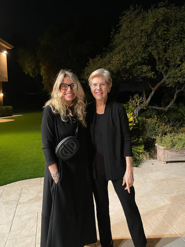 Tara Riceberg with Senator Warren