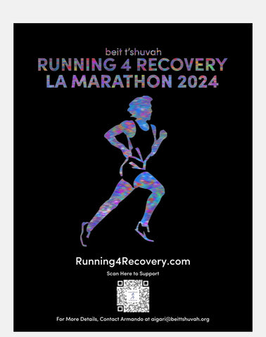 logo for running for recovery LA Marathon 2024