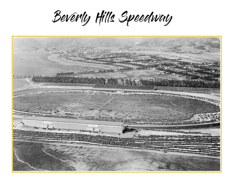 1920's photo of Beverly Hills Speedway