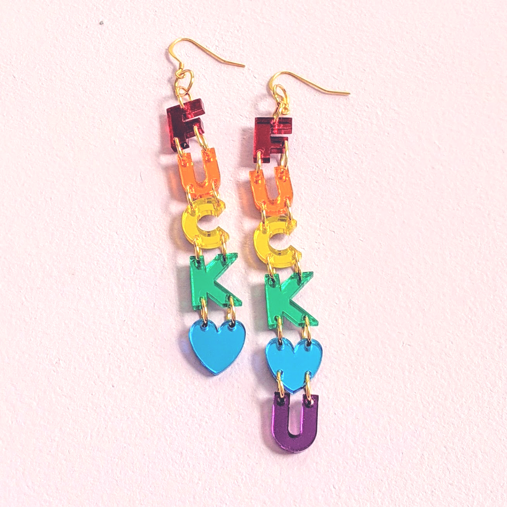 Sausage earrings - Fluorescent – Cookie Smut