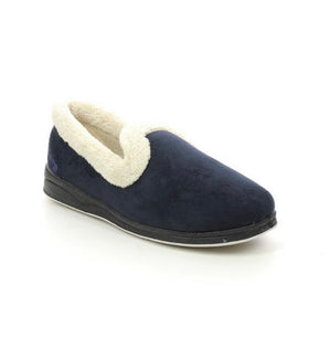 Ulydighed Kassér plast Padders Enfold 427W/24 Navy Slippers – Wallace