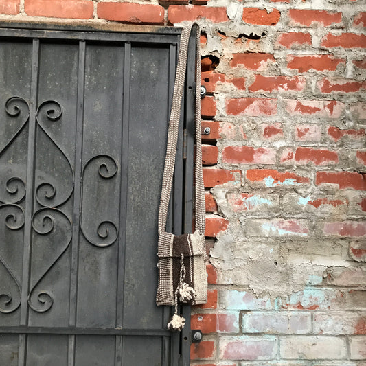 Aged Vintage Brick Wall Messenger Bag