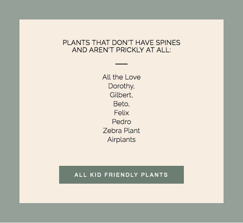 Plants Aren't Prickly at all for Kids