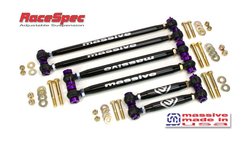 Massive RaceSpec Adjustable Traction Satisfaction Control Arm Watts Li