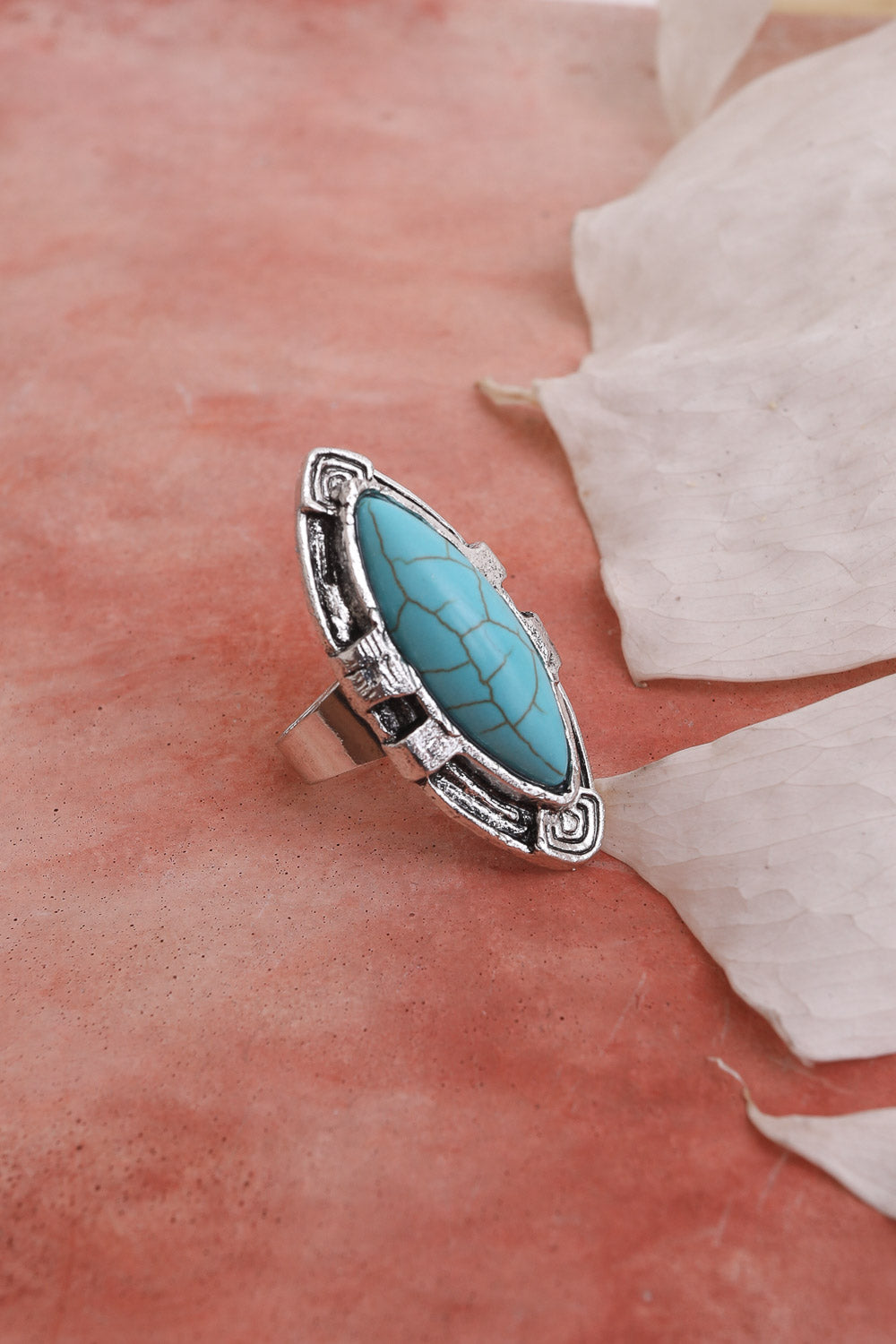 Amazon.com: DALEGEM Natural Blue Oval Turquoise Stone Crystal Ring for  Women Girls,S925 Sterling Silver Real Genuine Quartz Gemstone Turkish  Turkey Ring Jewelry Gift for Her (Stone_A, 5): Clothing, Shoes & Jewelry