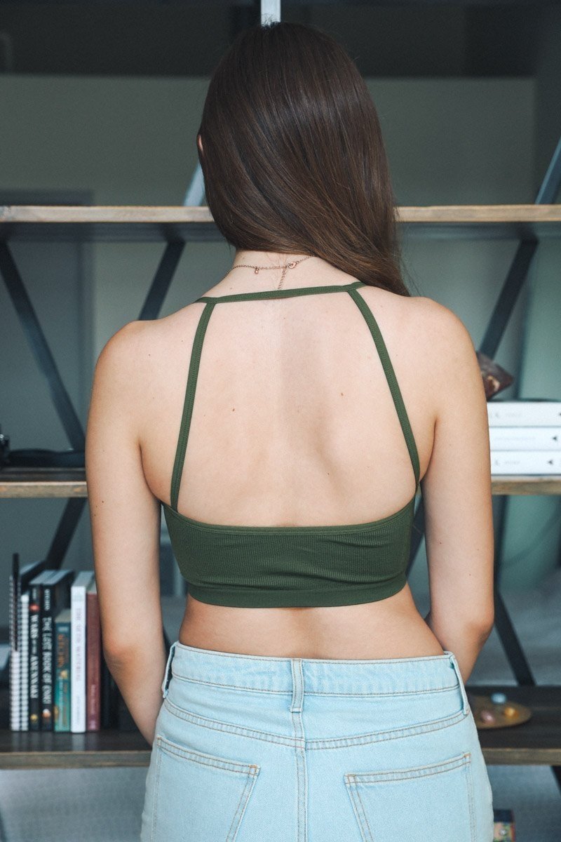 Lattice Choker Bralette